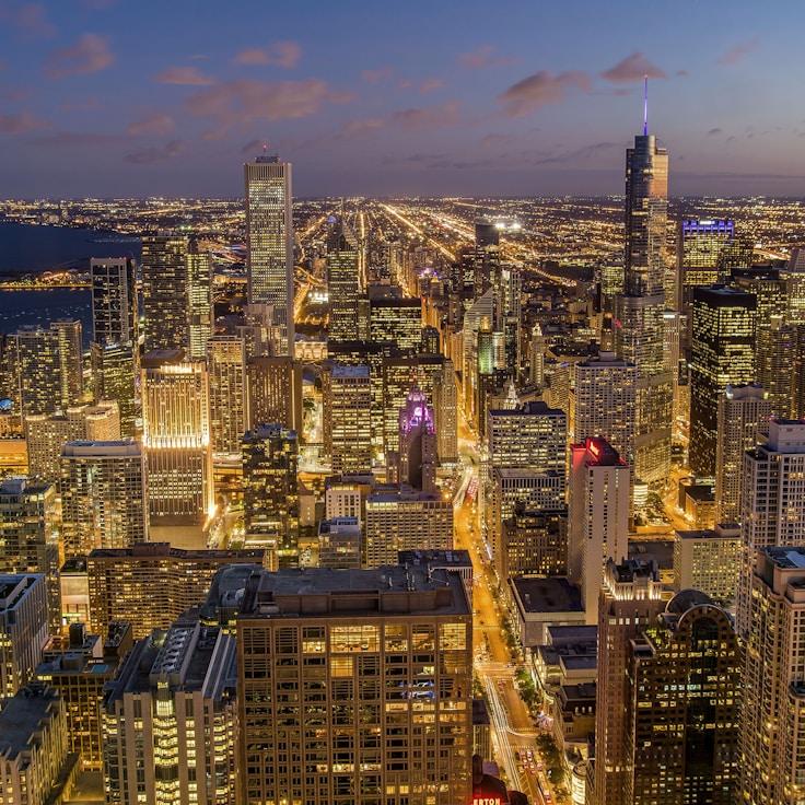 City skyline in Paris, France
